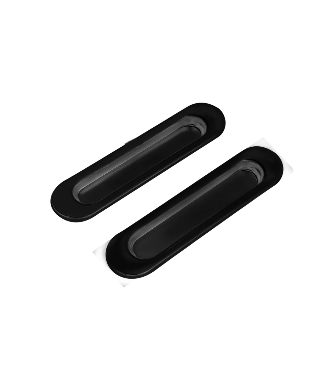 Комплект ручек для раздвижных дверей (2 шт) Sliding HANDLE Black черный